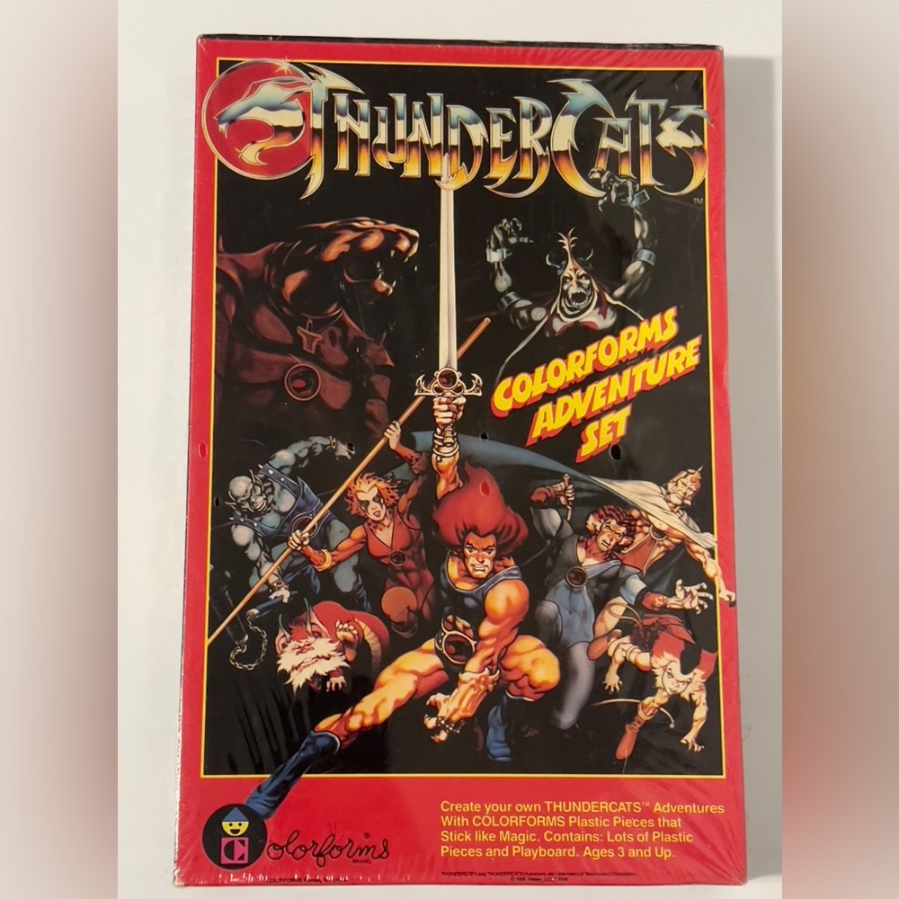 VINTAGE- 80’s Thundercats Colorforms Adventure Set Sealed